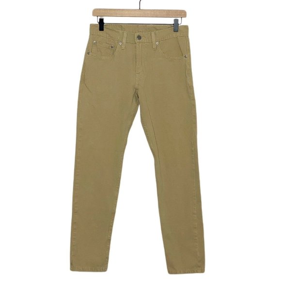 Levi's Other - Levi’s Tan Khaki 512 Slim Taper Warp Stretch Jeans
